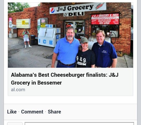 J and J grocery and hamburgers - Bessemer, AL