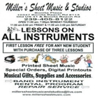 Miller's Sheet Music & Studios