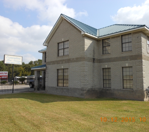 Executive Mini Storage - Porter, TX. Office with upstairs Manager residence