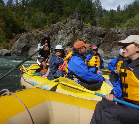 Arrowhead River Adventures - Grants Pass, OR. Mellow raft floating along