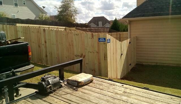 Young Fencing Co. Privacy fence install