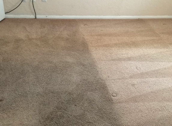 A Team Carpet Clean - Lawton, OK. before and after carpet cleaning!