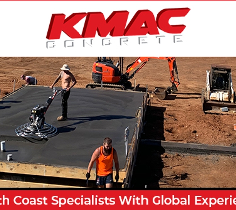 Kmac Concrete - Willow Vale, NSW. South Coast Specialists With Global Experience