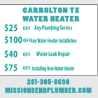 Plumber Mission Bend TX