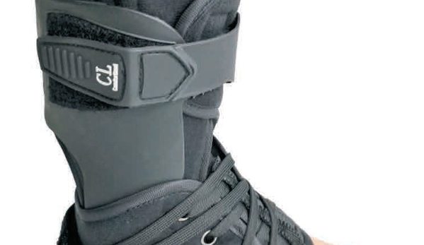 Bracen - San Diego, CA. L1971/L1906 - Ankle foot orthosis, plastic or other material with ankle joint, prefabricated, includes fitting and adjustment. The Accord ankle brace Ill (CL-301) offers more stability than regular ankle supports: providing the foundation for successful ankle injury treatment. It is a low-profile, lightweight device that prevents abnormal ankle inversion, eversion, and rotation while allowing natural, unrestricted dorsi and plantar-flexion. The combination of soft goods with a rigid foot plate and adjustable calf cuff provide unsurpassed levels of control and support. The Accord ill also features a detachable posterior panel that stops just below the knee, giving patients the option for added support.Indications: Acute and chronic ankle sprains, ankle instability, syndesmosis sprains. Features: Font closure for easy application, rigid uprights and functional hinge, removable posterior support panel.