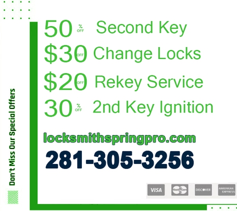 Locksmith Spring Pro - Spring, TX