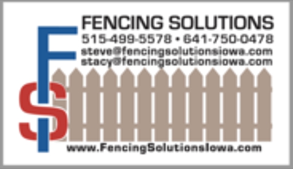 Fence Solutions - Marshalltown, IA