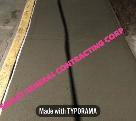 Smart general contracting Corp. - Brooklyn, NY. New concrete 