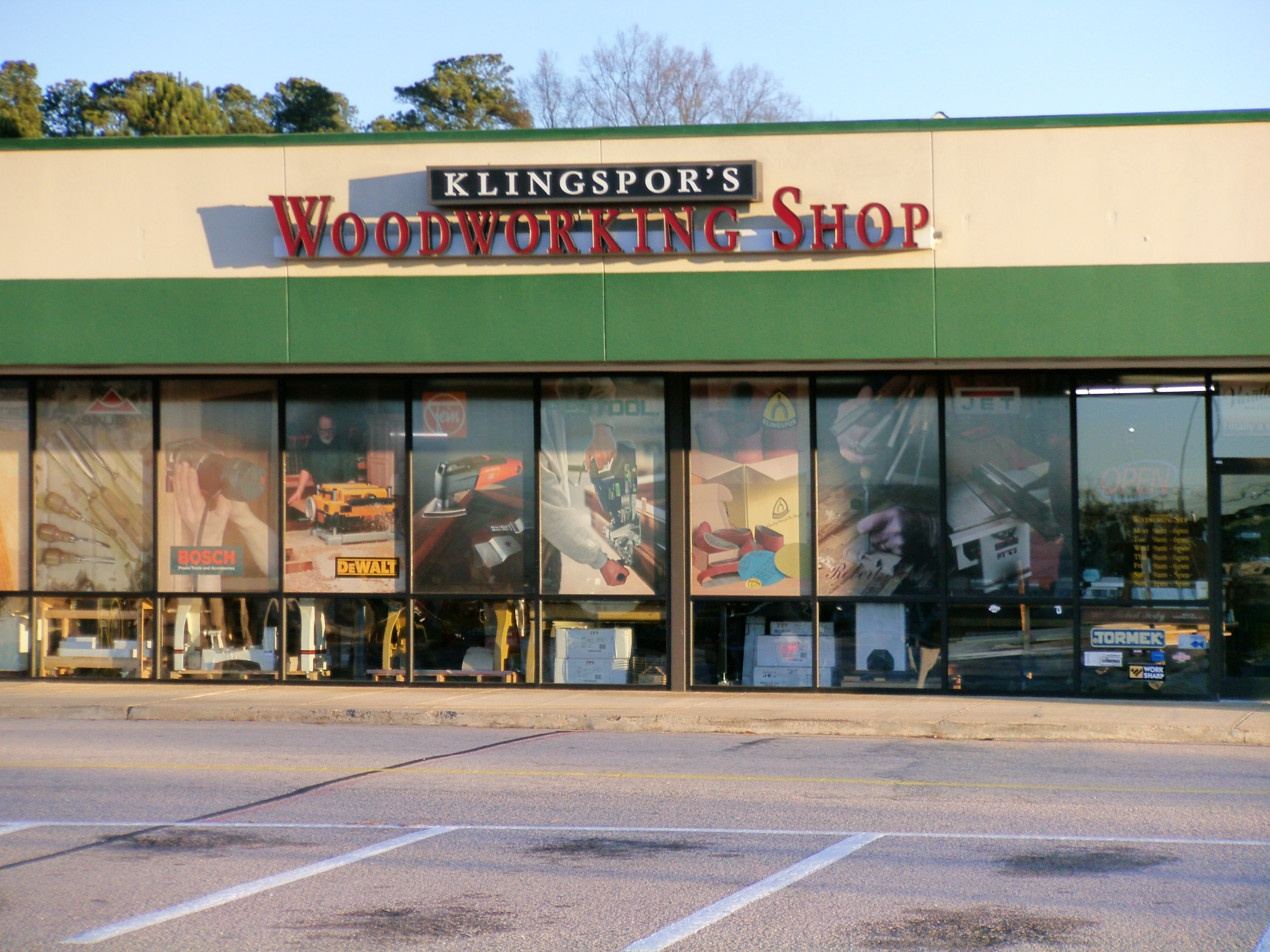 Klingspor's Woodworking Shop 3141 Capital Blvd, Raleigh 