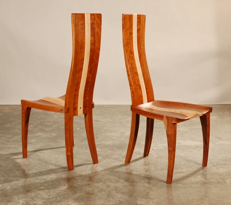 Nathan Hunter Design, LLC - Bloomington, IN. Modern Dining Chair "Gazelle High Back"