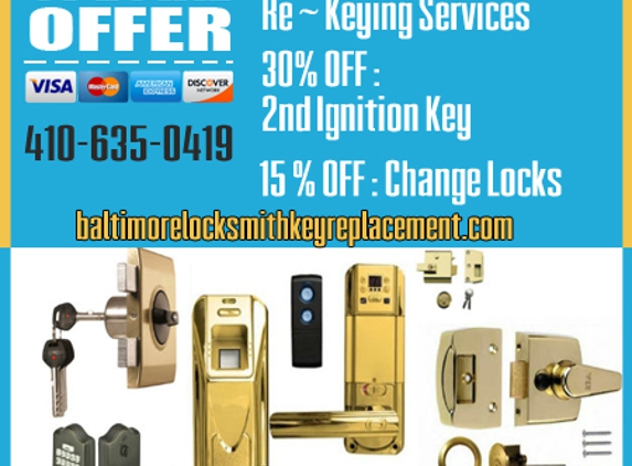 Baltimore Locksmith Key Replacement - Baltimore, MD