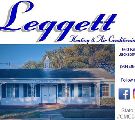 Leggett Heating & Air Conditioning, Inc. - Jacksonville, FL