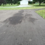 T Burkes Asphalt & Concrete Paving - Ann Arbor, MI. up by the garage! This is the day after install - the Recycled Millings take 2 days to fully dry and set.