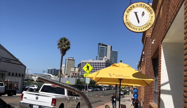 Cafe Virtuoso - San Diego, CA. I had Petco Park as a backdrop while getting some work done.