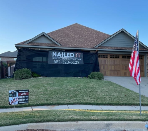 Nailed It Roofing and Construction - Arlington, TX. This home was hit by a 3 inch hail storm. After replacement this homeowner is protected again! -n Burleson, TX