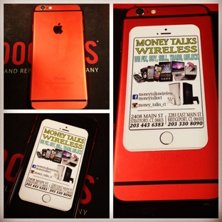 Money Talks Wireless - Stratford, CT. Customized iPhone 6 red color