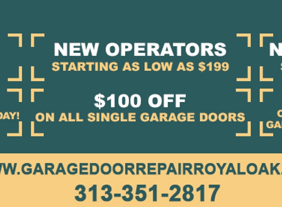 Garage Door Repair Royal Oak MI - Royal Oak, MI