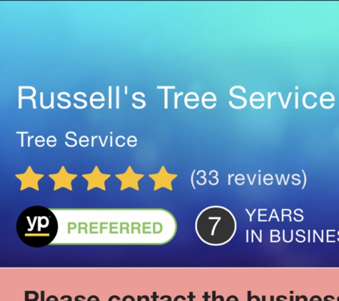 Russell's Artistry in Trees - Reno, NV. 775)685-0528