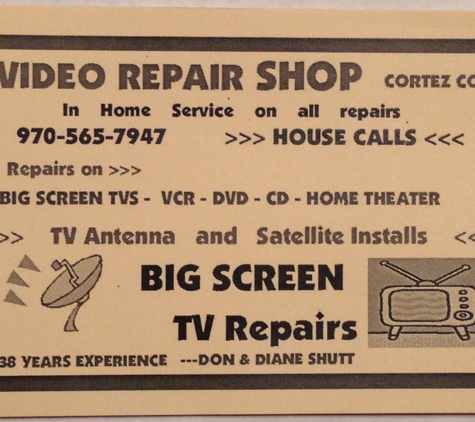 Video Repair Shop - Cortez, CO