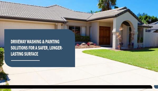 GS Roofing Pty Ltd - Seven Hills, NSW. Driveway Washing & Painting Solutions for a Safer, Longer- Lasting Surface.