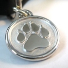 Silver Paw Pet Tags