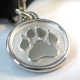 Silver Paw Pet Tags