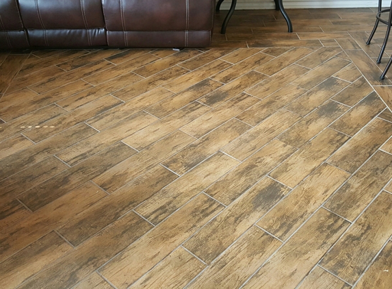 Guarantee Carpet - Corpus Christi, TX. Ceramic tile that looks like wood!