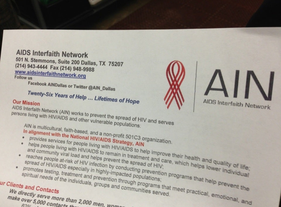 Aids Interfaith Network Inc - Dallas, TX