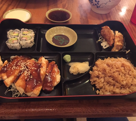 Sake Japanese House - Mebane, NC. Chicken Teriyaki Bento Box w Fried Rice