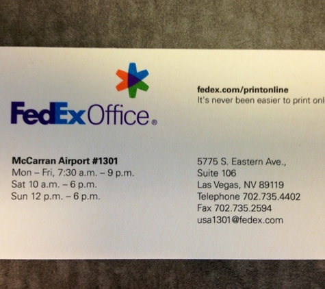 FedEx Office Print & Ship Center - Las Vegas, NV