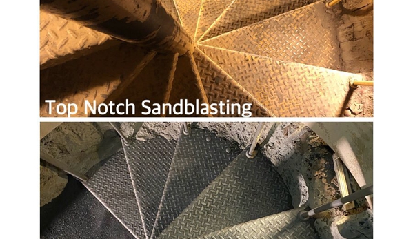 Top Notch Sandblasting - Randallstown, MD. Sandblasting Steps in Tree at Baltimore Zoo -Before & After