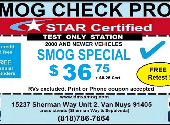 Smog Check Pros - Van Nuys, CA