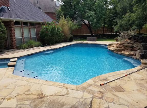 Aquamaid Pool Techs - Fort Worth, TX. Our new plaster!
Beautiful!!!