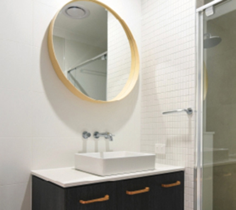 Bradnam's Windows & Doors - Mount St John, QLD. Semi-Frameless Shower Screen With 2 Panels