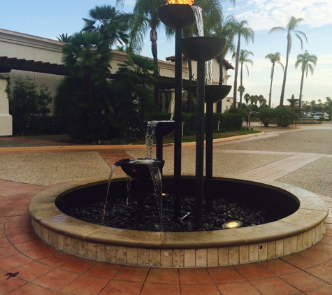 California Aquatics - Santee, CA. Fire Water Feature Kona Kai Resort