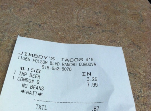 Jimboy's Tacos - Rancho Cordova, CA