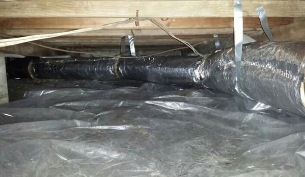 Texas Air Conditioning & Heating - Irving, TX. New duct work under house