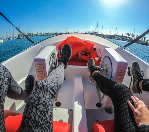 Eco Boat Rentals - San Diego, CA. Reserve your pedal boat and pedal around the San Diego Bay while gaspring over the views of the magical Downtown skyline