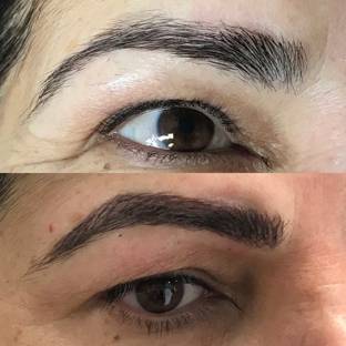 Eyebrows etc - Southfield, MI. Microblading before and after