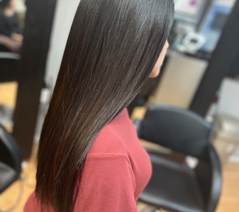 Nue Image Beauty Salon - Denton, TX. Keratin smoothing treatment