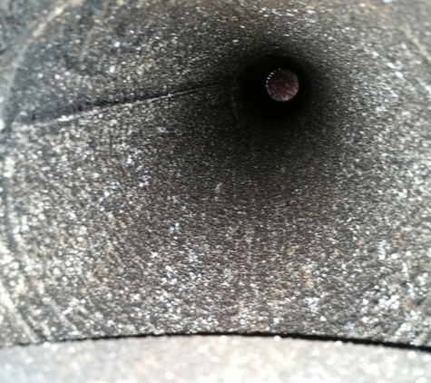 west chimney sweep - Oak Hills, CA. Chimney before