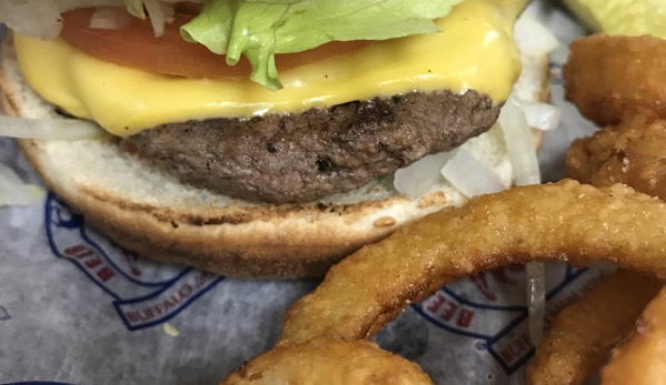 Cold Spot - Charleston, WV. Cheeseburger with Onion Rings
