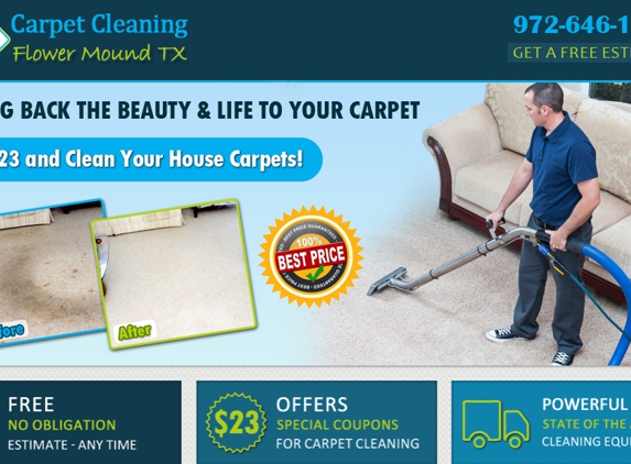 Carpet Cleaning Flower Mound TX - Flower Mound, TX