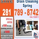 Drain Cleaning Spring - Plumbing-Drain & Sewer Cleaning