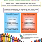 Marine City Creative Kids Preschool Program