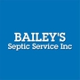 Bailey's Septic Service Inc