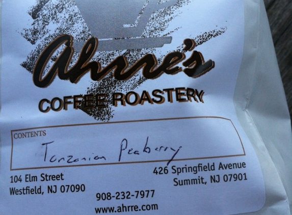 Ahrre's Coffee Roastery - Westfield, NJ