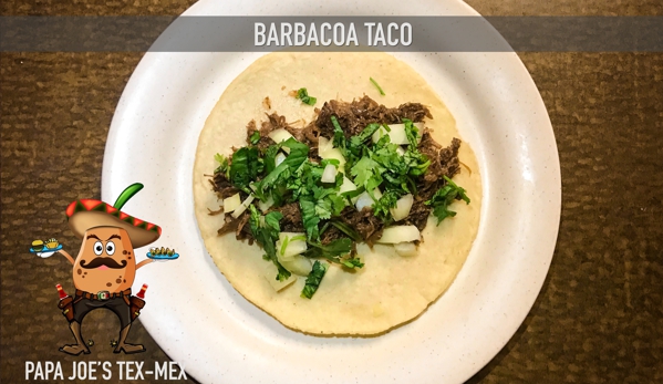 Papa Joe's Tex-Mex - Austin, TX. Barbacoa Taco