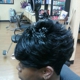 Crystal Davis inside Golden Clippers Barber & Beauty Shop