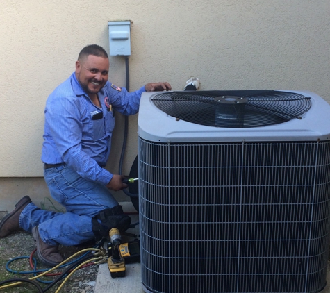 Comfort Boys Air Conditioning and Heating - Boerne, TX. A.C tech working